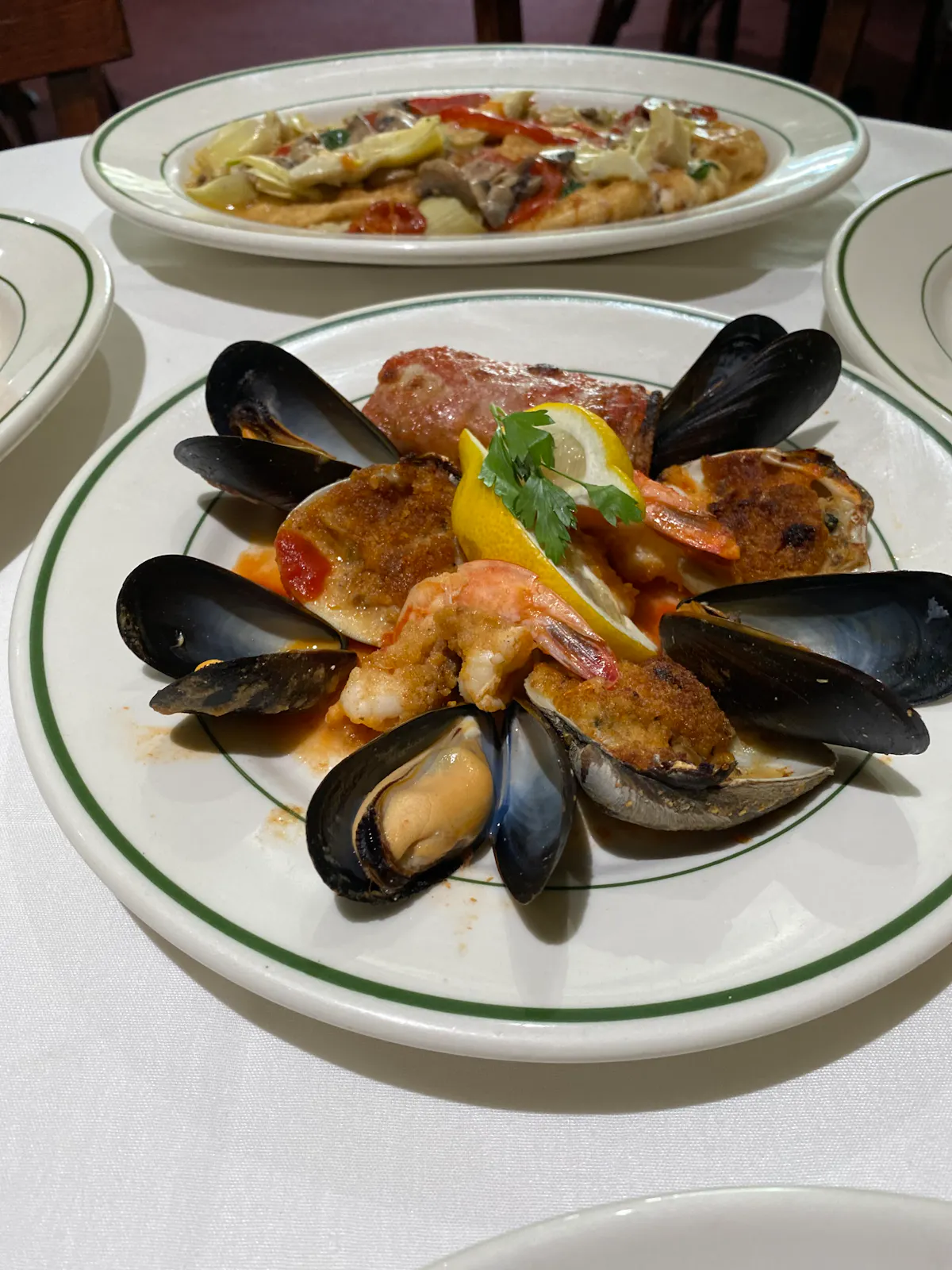 a bunch of food on a plate